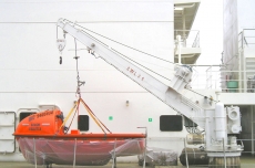 RESCUE BOAT AND DAVIT